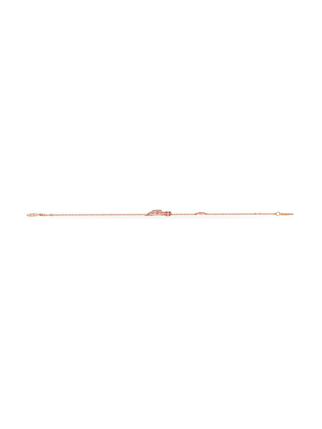 

Senco 14K Rose Gold Affectionate Heart Diamond Bracelet