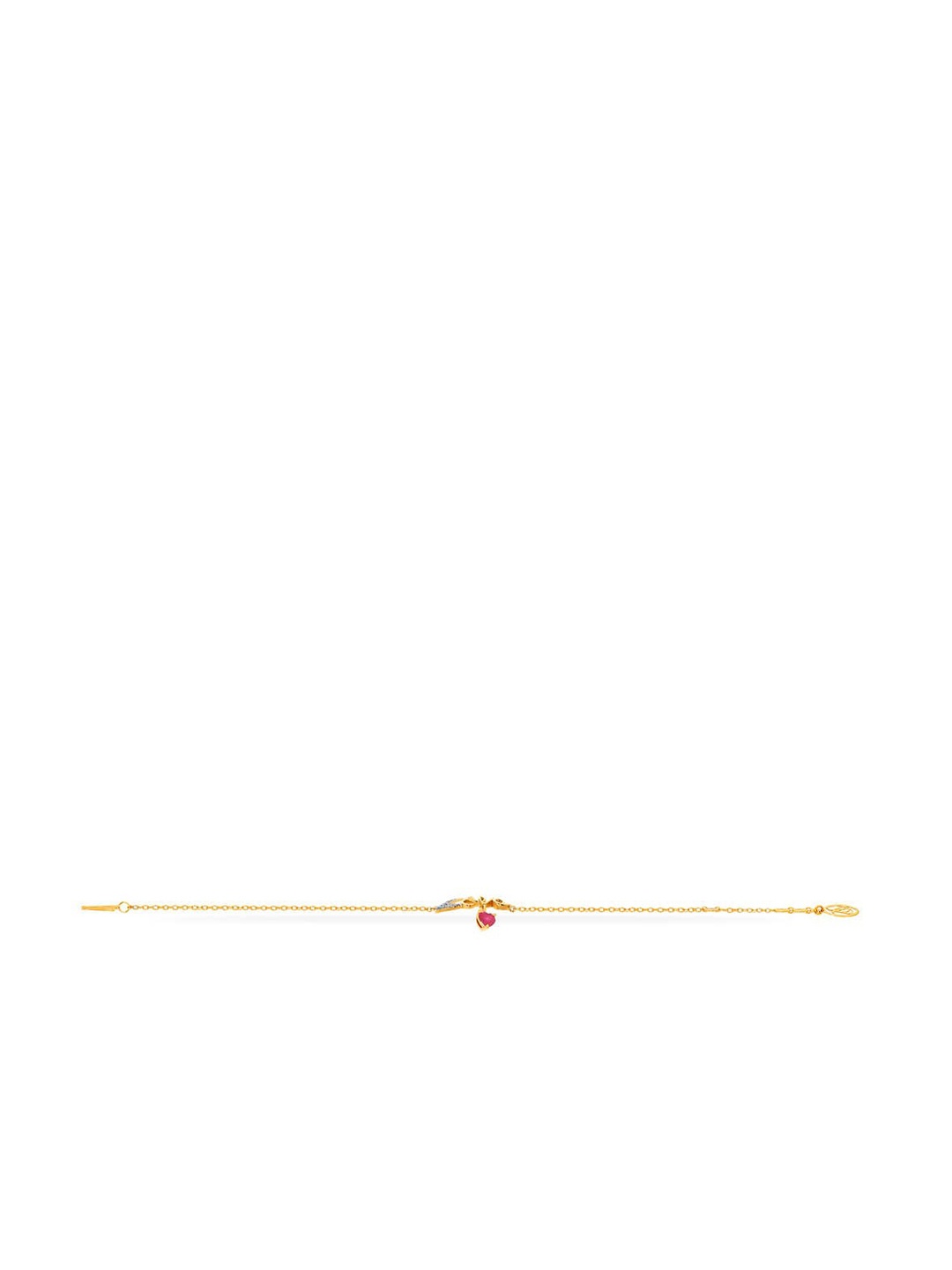 

Senco 14K Yellow Gold Artistic Love Diamond Bracelet