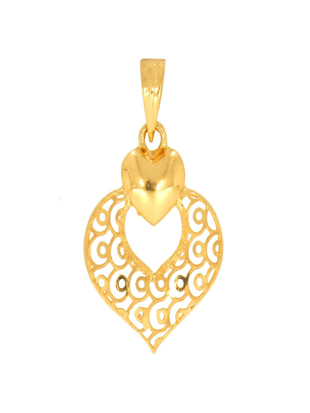 

Senco 22K Yellow Gold Kalka Pankh Gold Pendant
