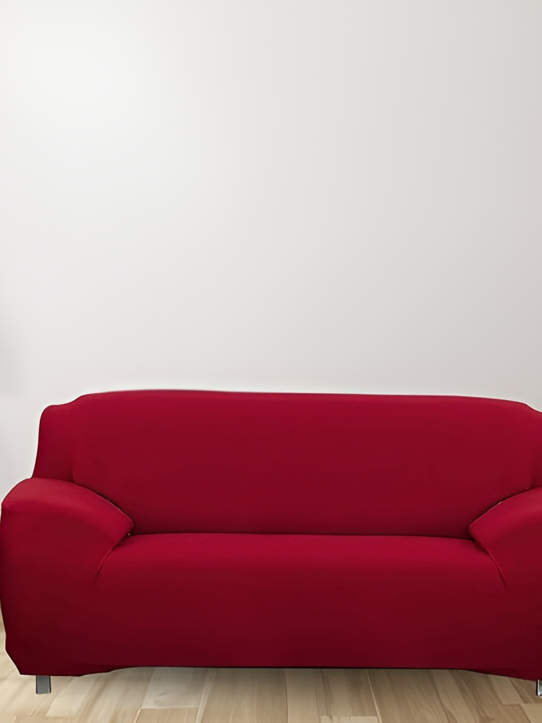

TONY STARK Red 4 Seater Sofa Cover With Arms