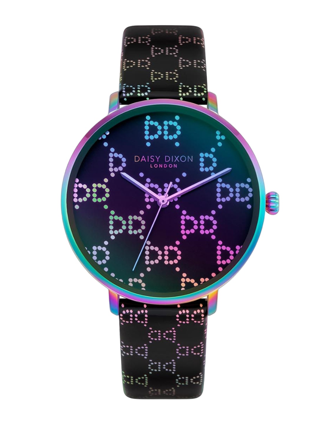 

Daisy Dixon Women Printed Dial & Leather Straps Analogue Watch DD146BY, Green