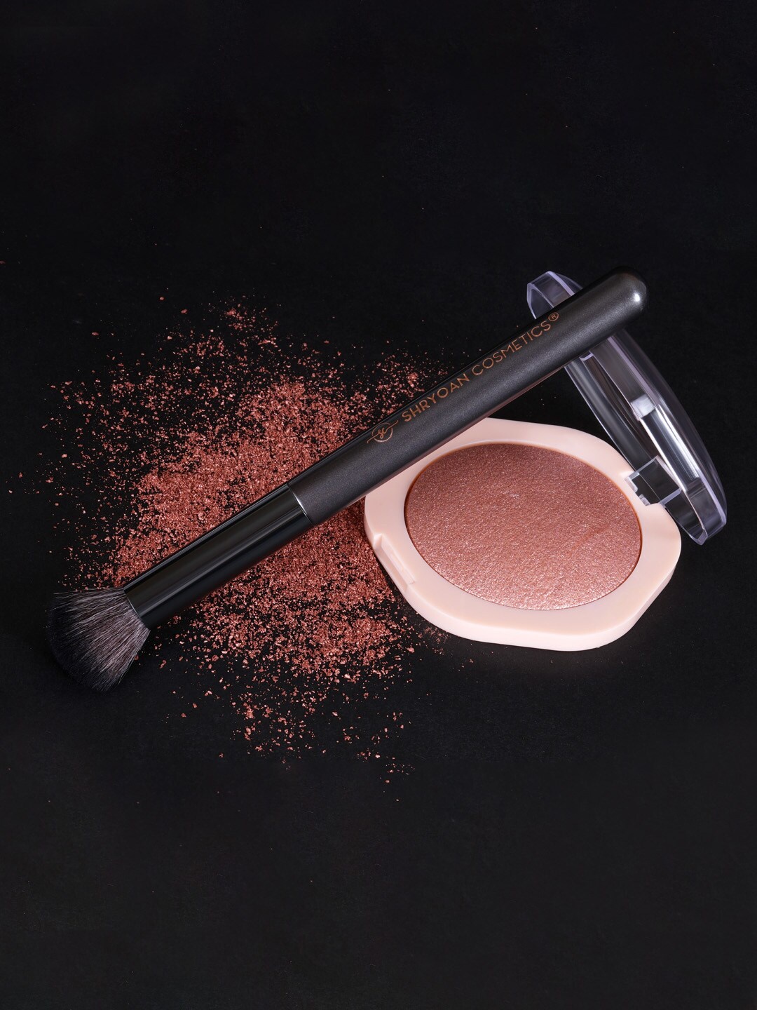 

SHRYOAN Professional Stylish Eyeshadow Brush with Powder Brush - Grey