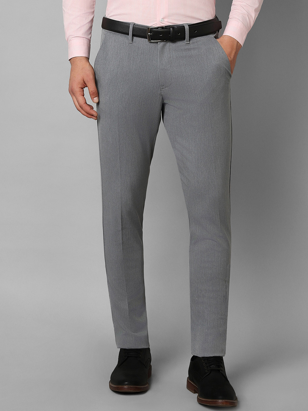 

Louis Philippe Sport Men Slim Fit Formal Trousers, Grey