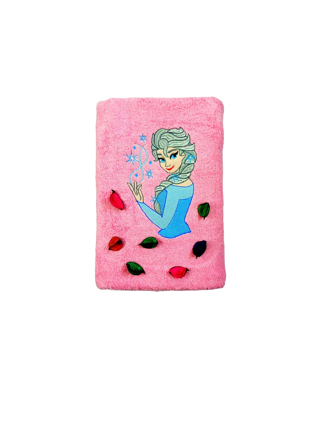 

TurtleLittle Kids Pink Printed Bath Towel