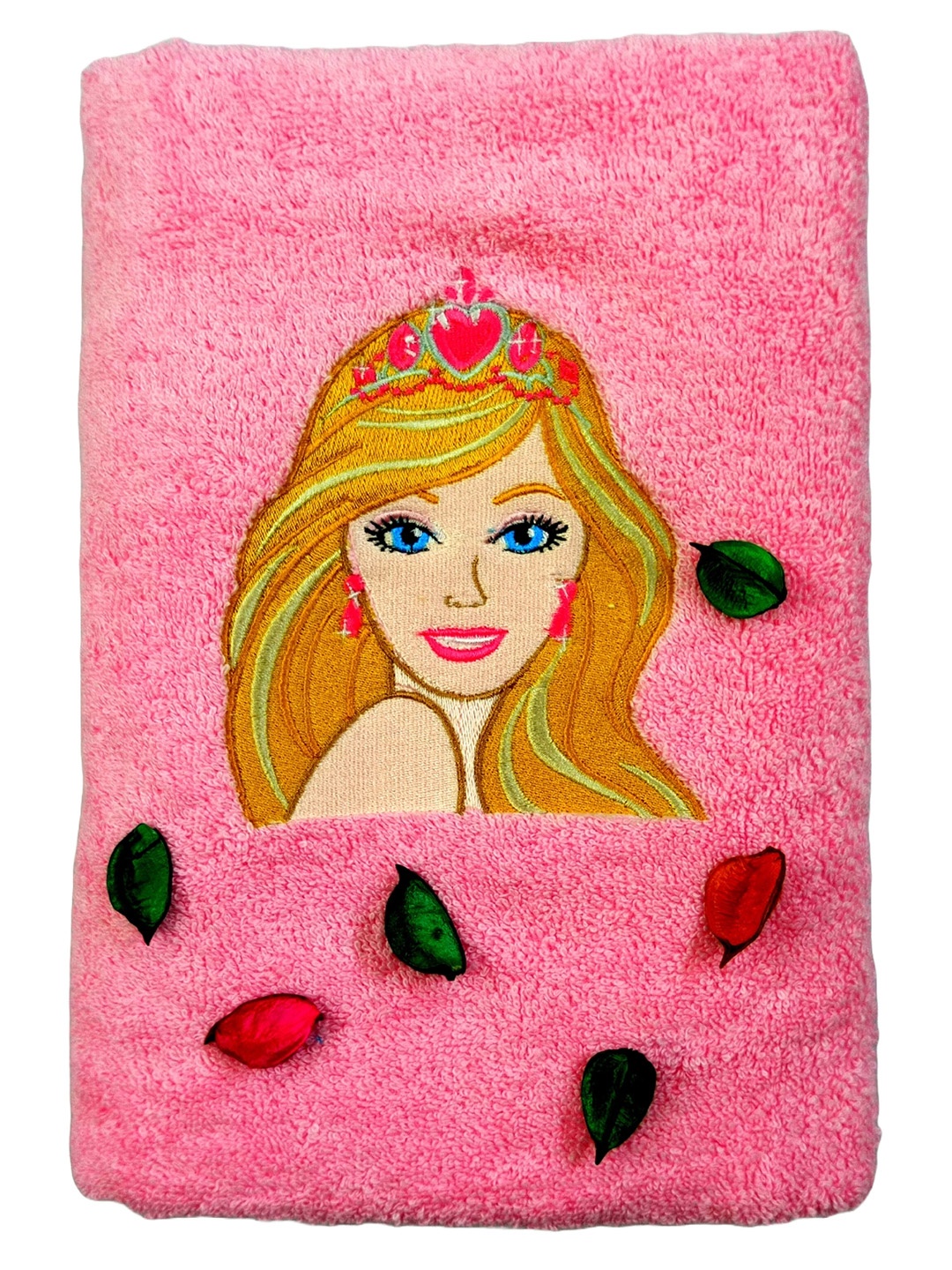 

TurtleLittle Kids Pink Printed Bath Towel