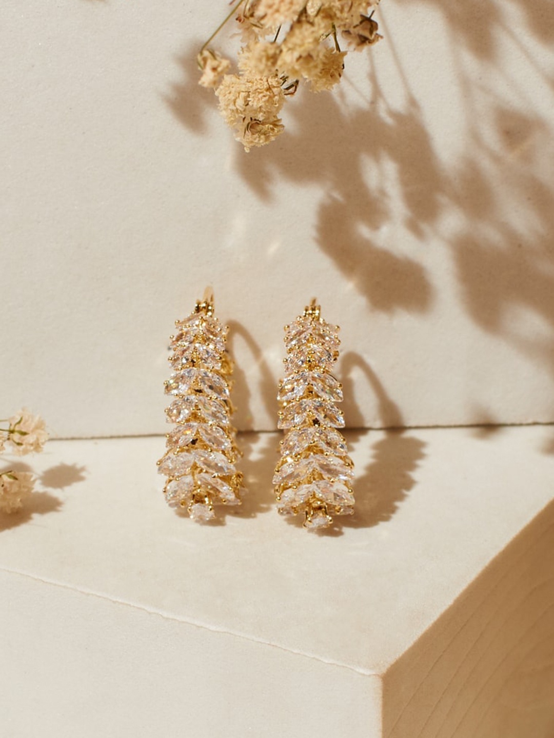 

SALTY 14K Gold Plated Contemporary Hoop Earrings