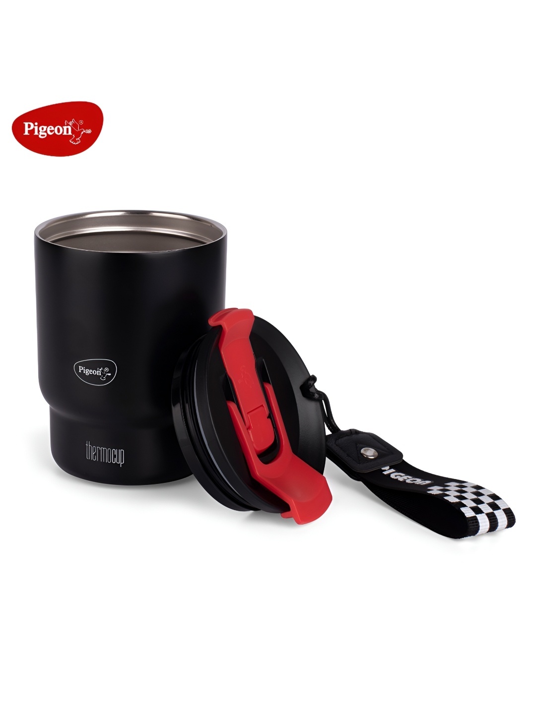 

Pigeon Black & Red Vaccum Thermo Cup 350 ml