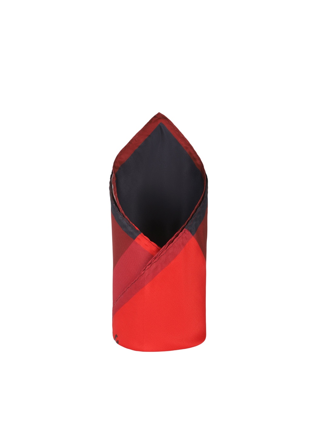 

Allen Solly Colourblocked Microfiber Pocket Square, Red