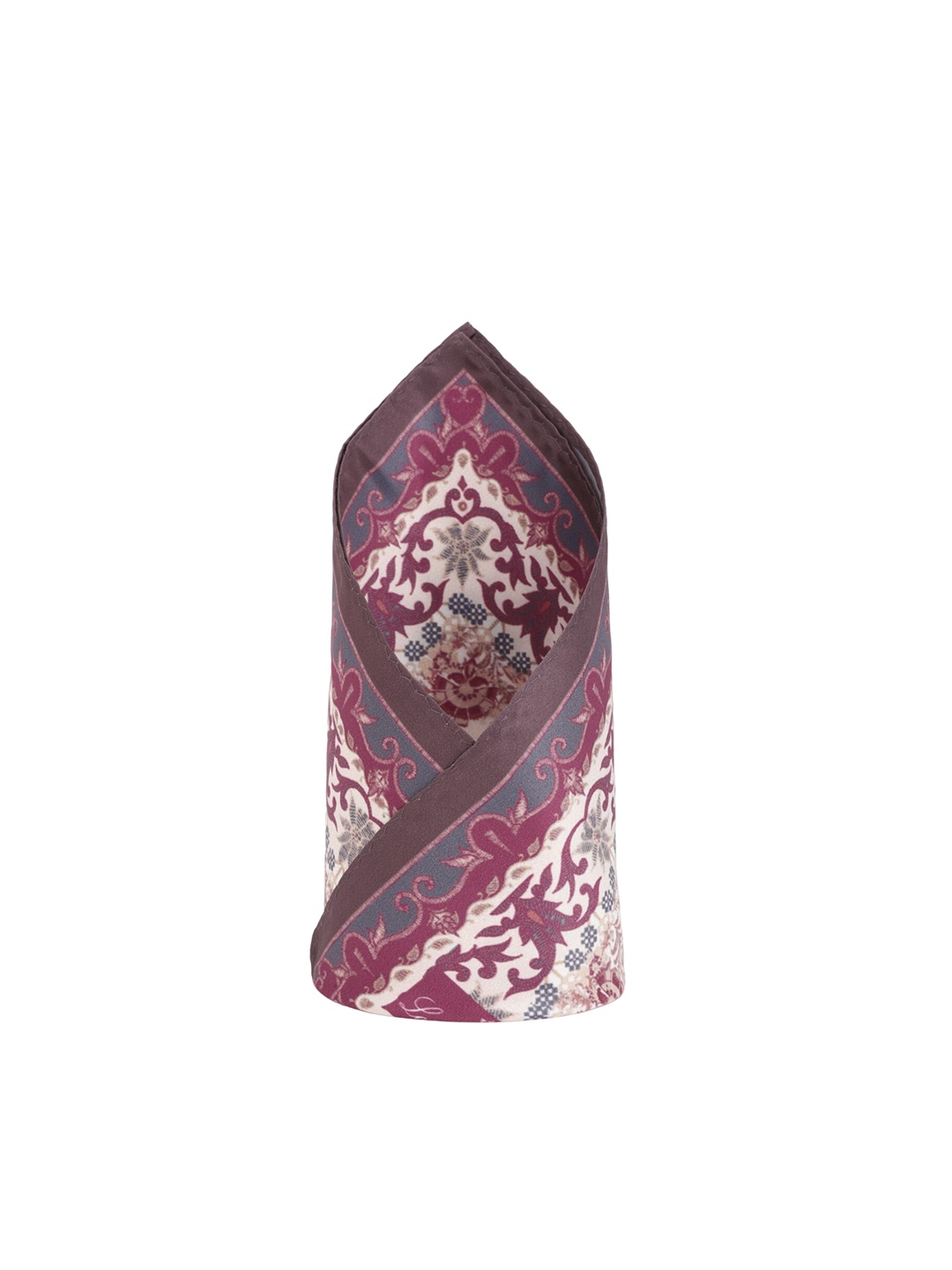 

Louis Philippe Printed Microfiber Pocket Square, White
