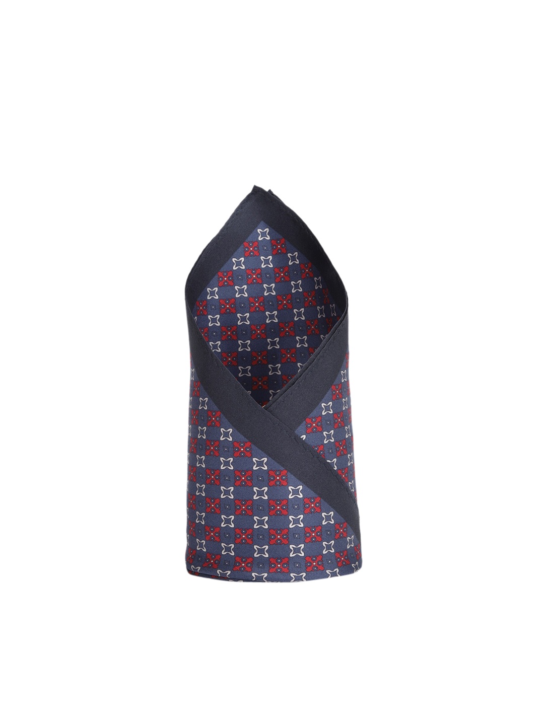 

Van Heusen Men Printed Microfiber Pocket Squares, Navy blue