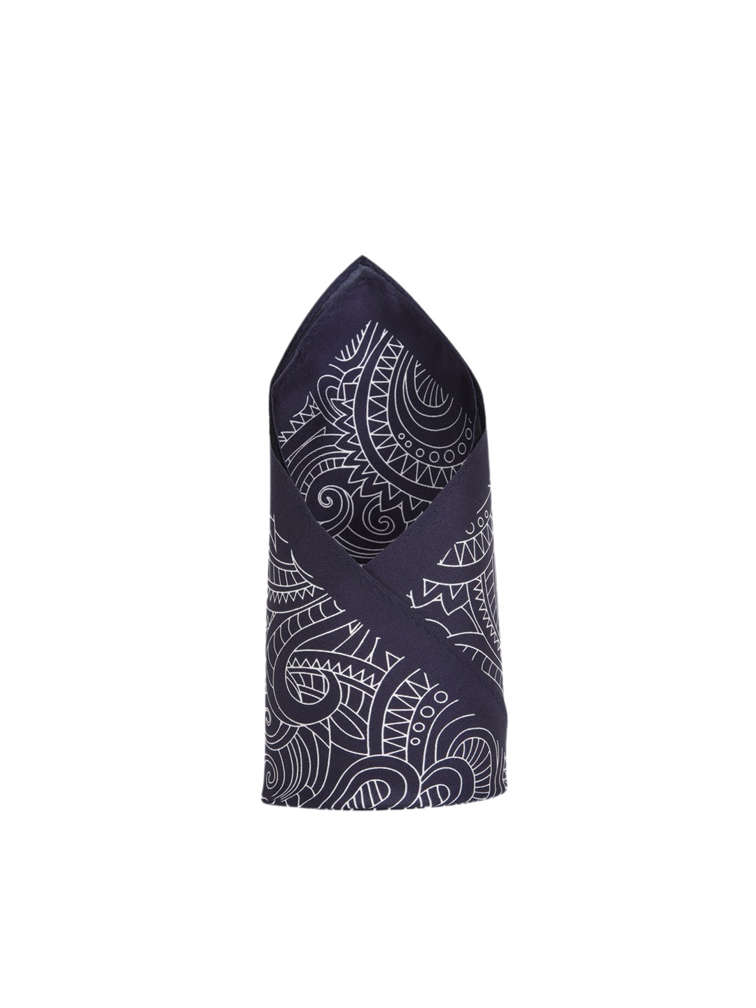 

Van Heusen Printed Microfiber Pocket Squares, Navy blue