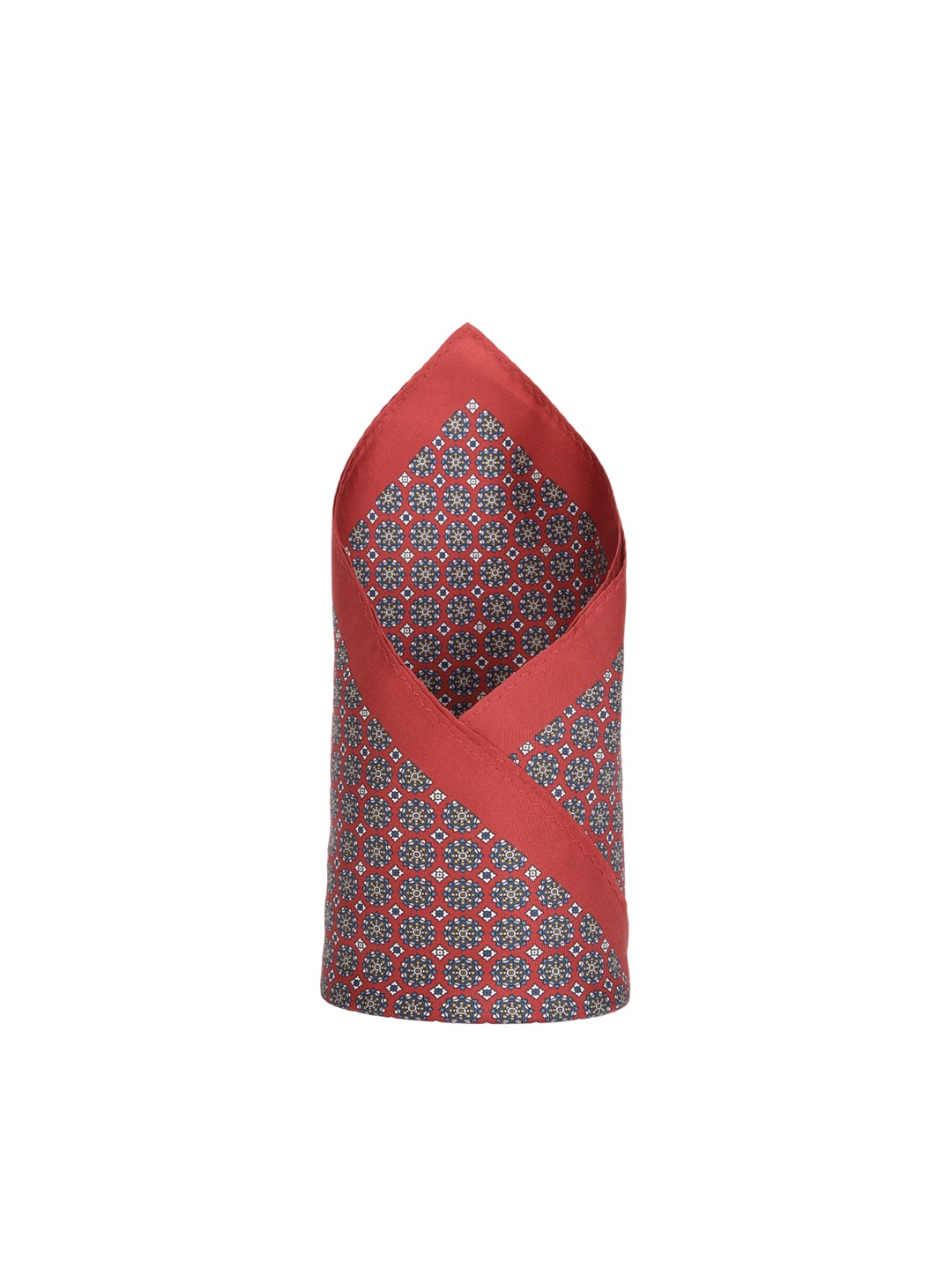 

Van Heusen Ethnic Motifs Printed Microfiber Pocket Squares, Red