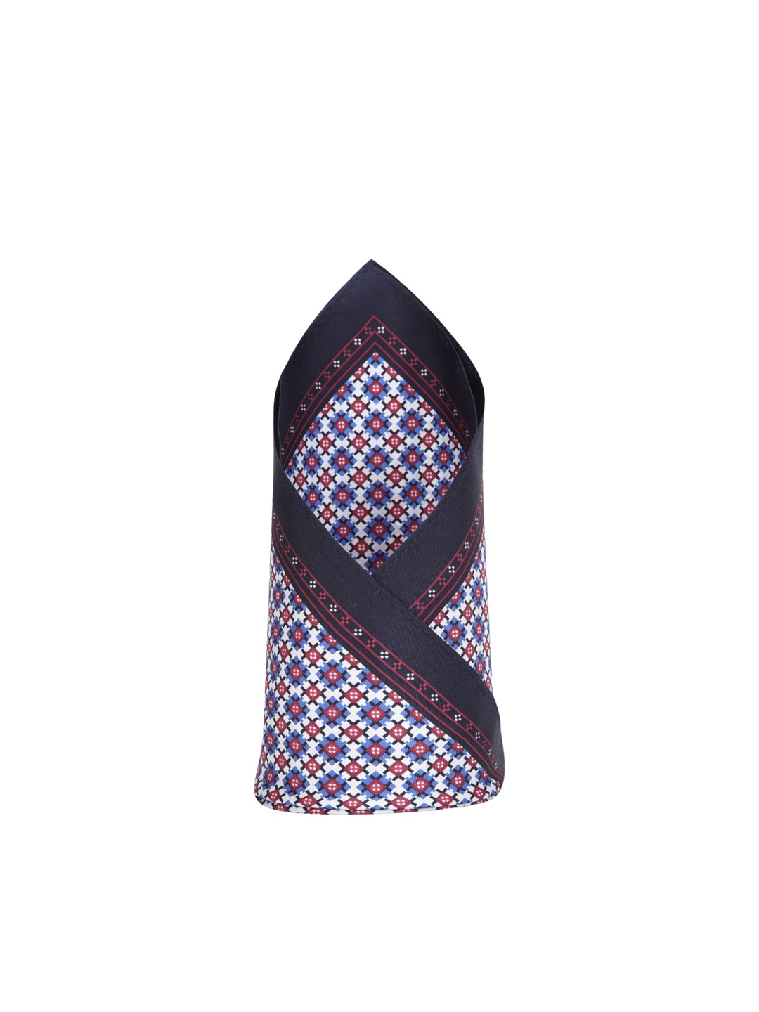 

Van Heusen Printed Microfiber Pocket Squares, Navy blue