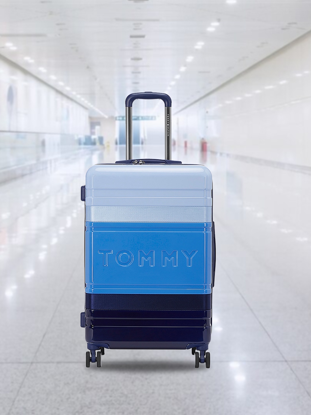 

Tommy Hilfiger Triton Pro Medium Trolley Suitcase, Blue