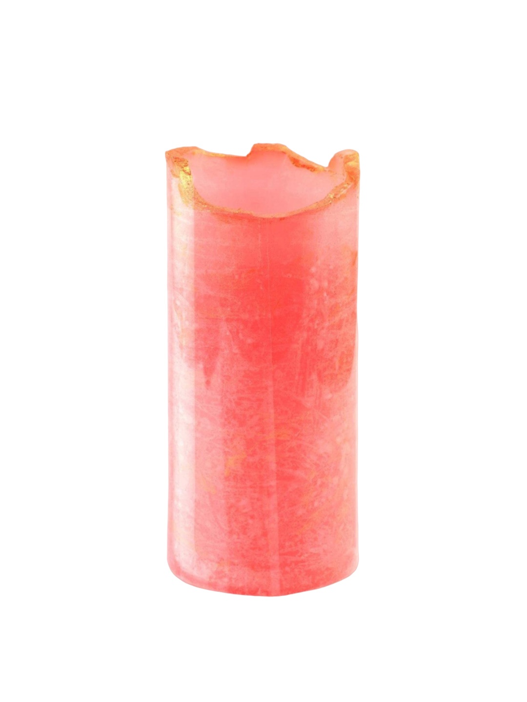 

Sitara Crafts Pink Unscented Pillar Candles, Red