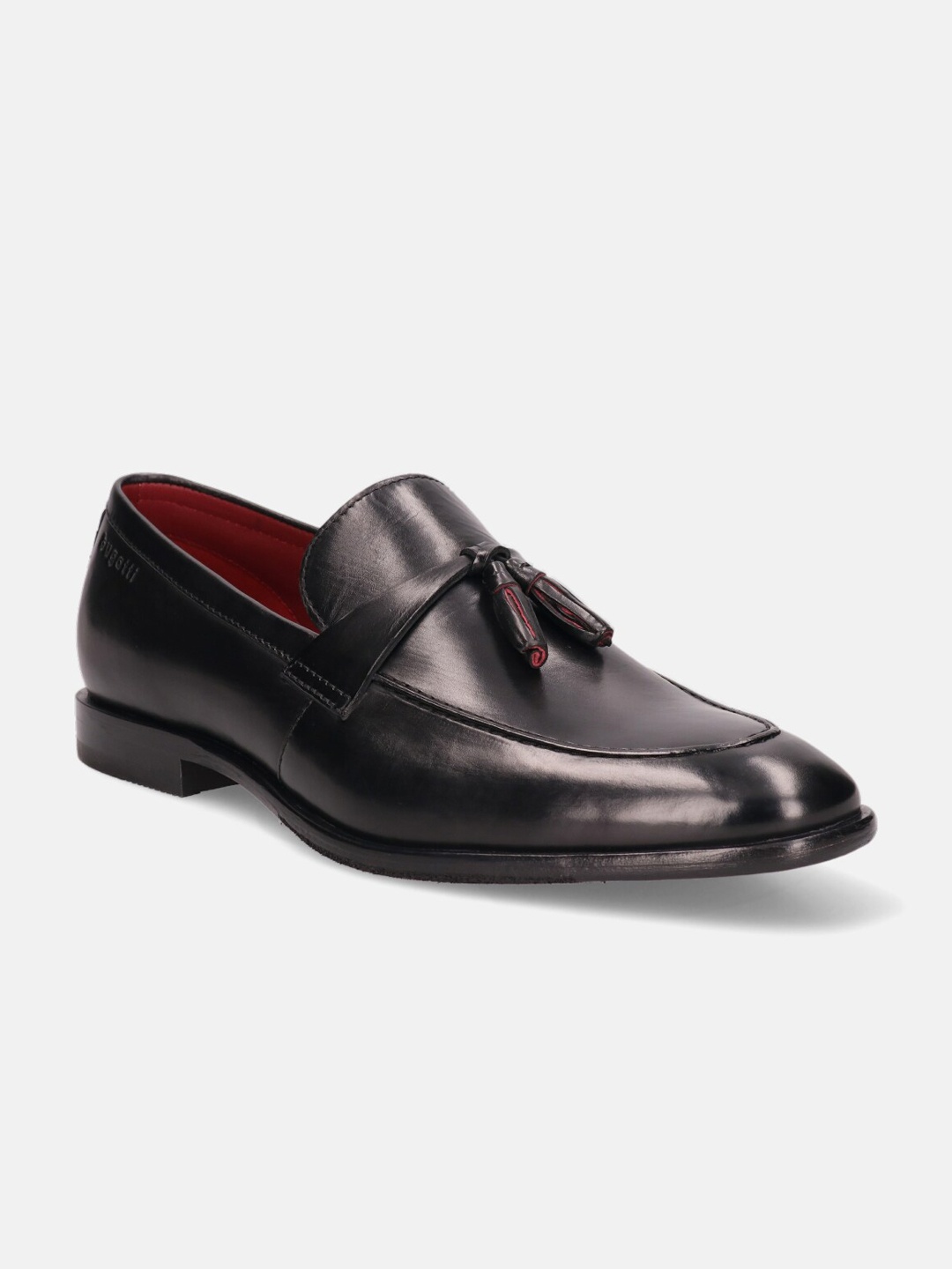 

Bugatti Rico Men Leather Tassel Loafers, Black