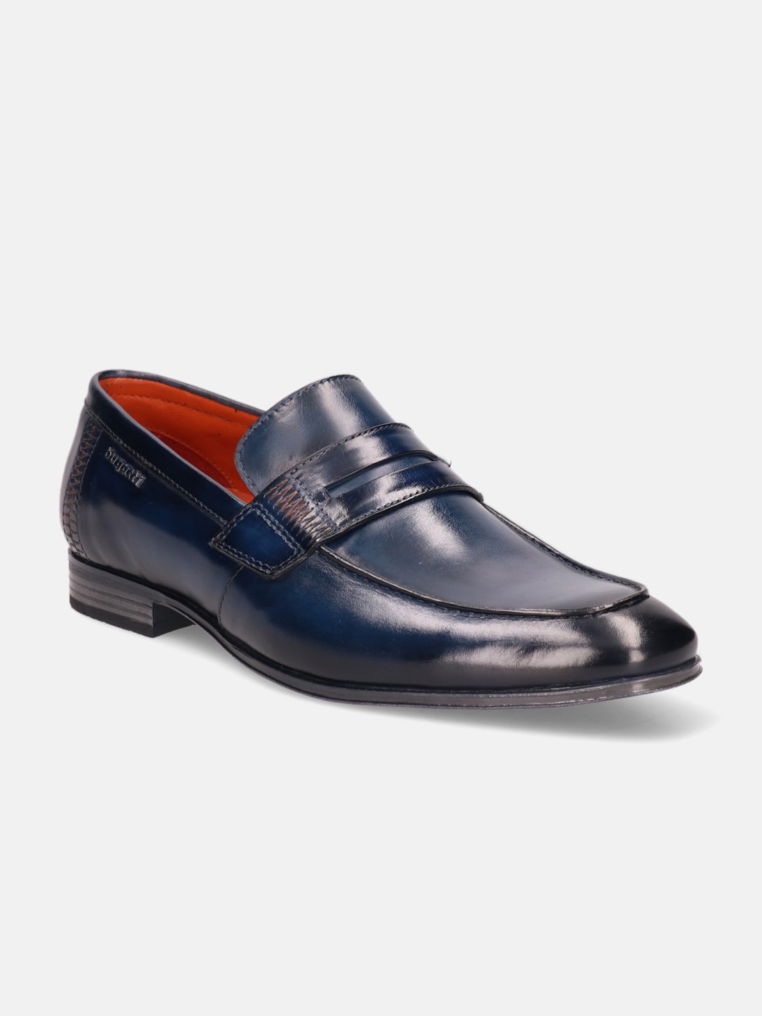 

Bugatti Matina Men Leather Penny Loafers, Blue