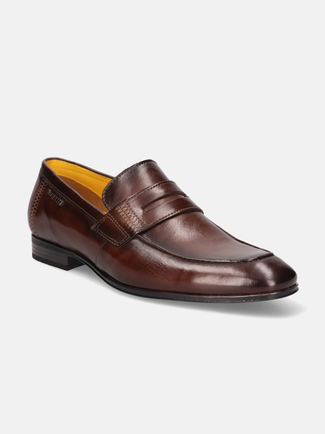 

Bugatti Matina Men Leather Penny Loafers, Brown