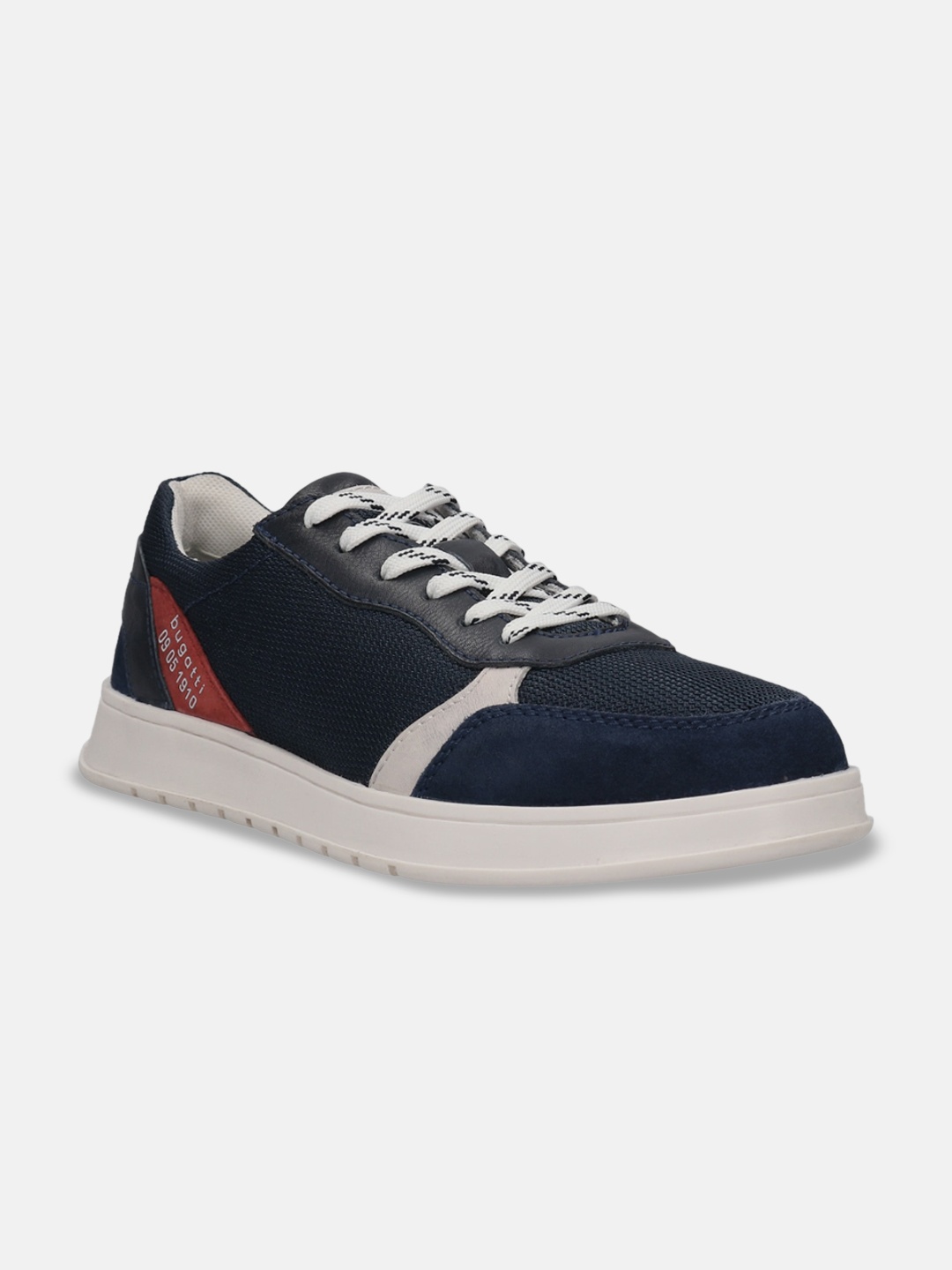 

Bugatti Fiero Men Round Toe Textile Sneakers, Navy blue