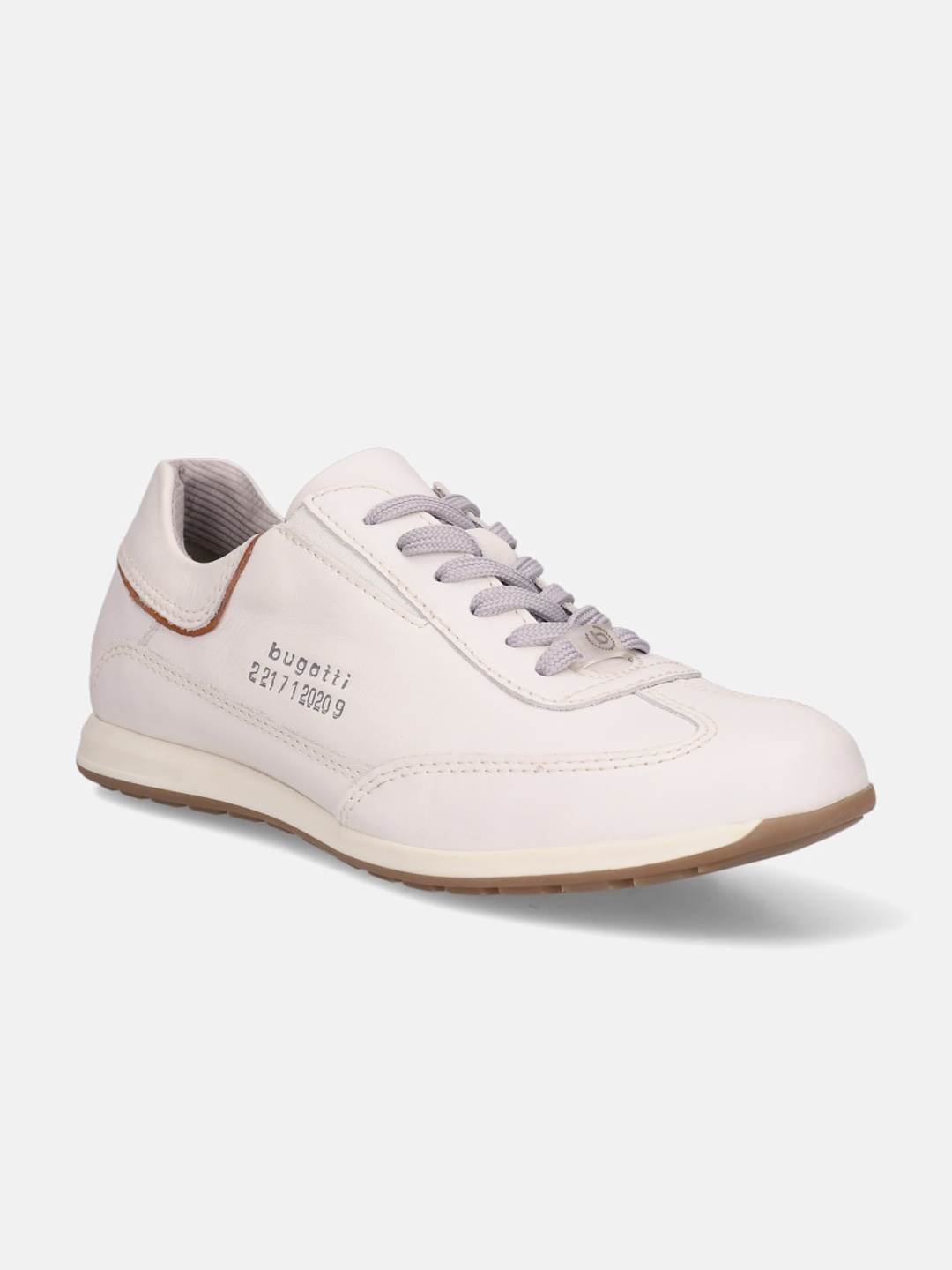 

Bugatti Thorello Men Leather Lace Up Sneakers, White