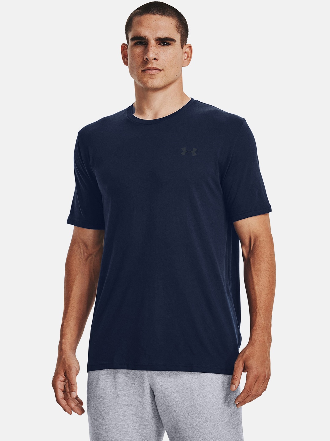 

UNDER ARMOUR Left Chest Lockup T-shirt, Navy blue