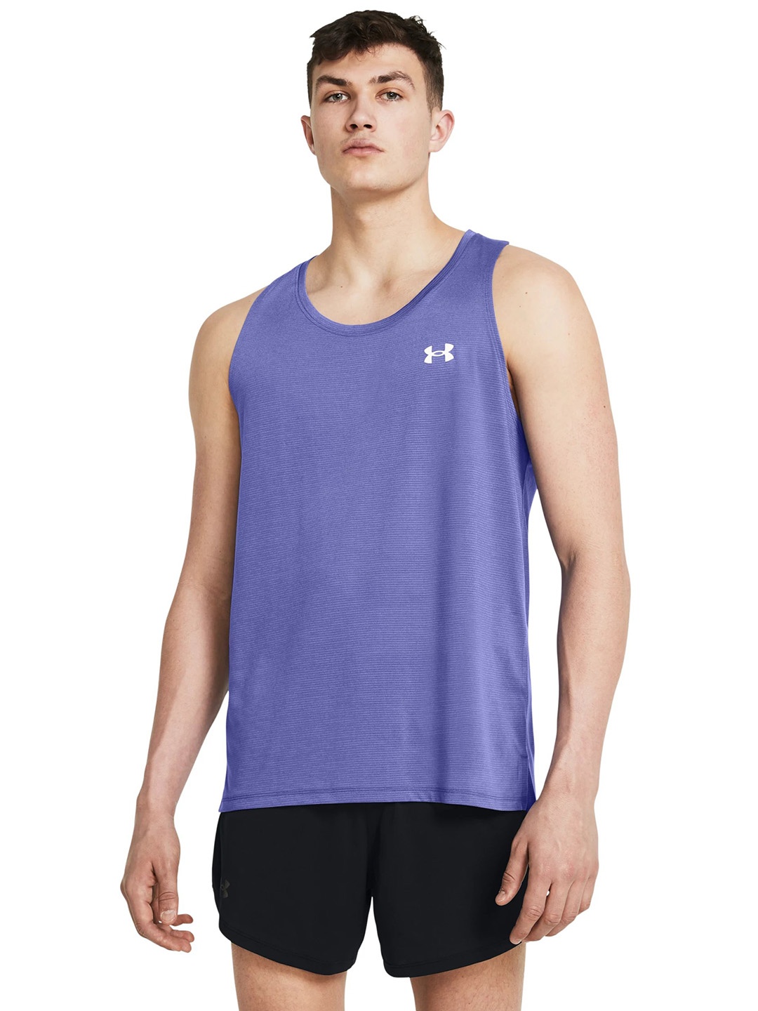 

UNDER ARMOUR Men Launch Slim Fit T-shirt, Purple