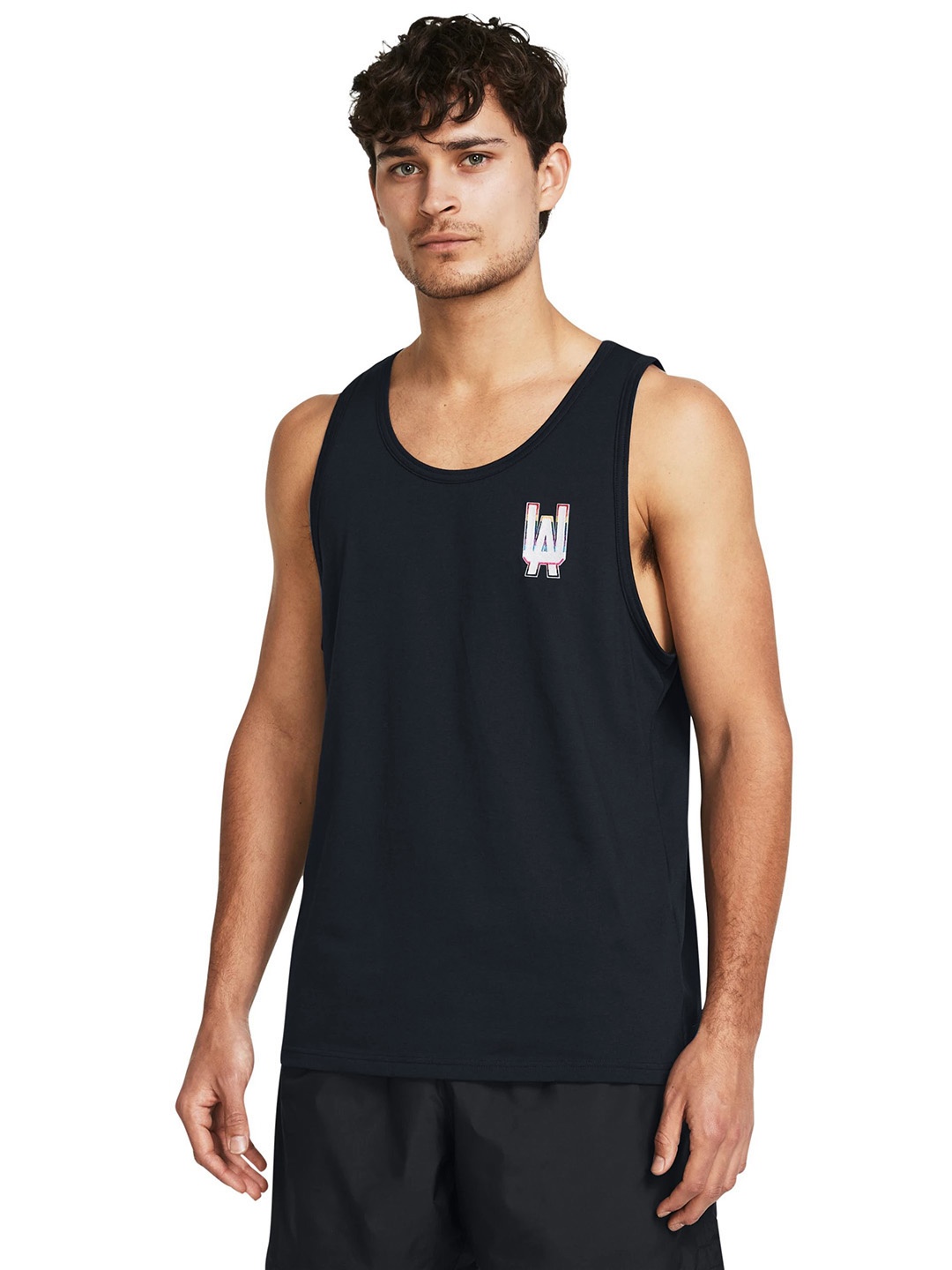

UNDER ARMOUR Pride Printed Tank T-shirt, Black