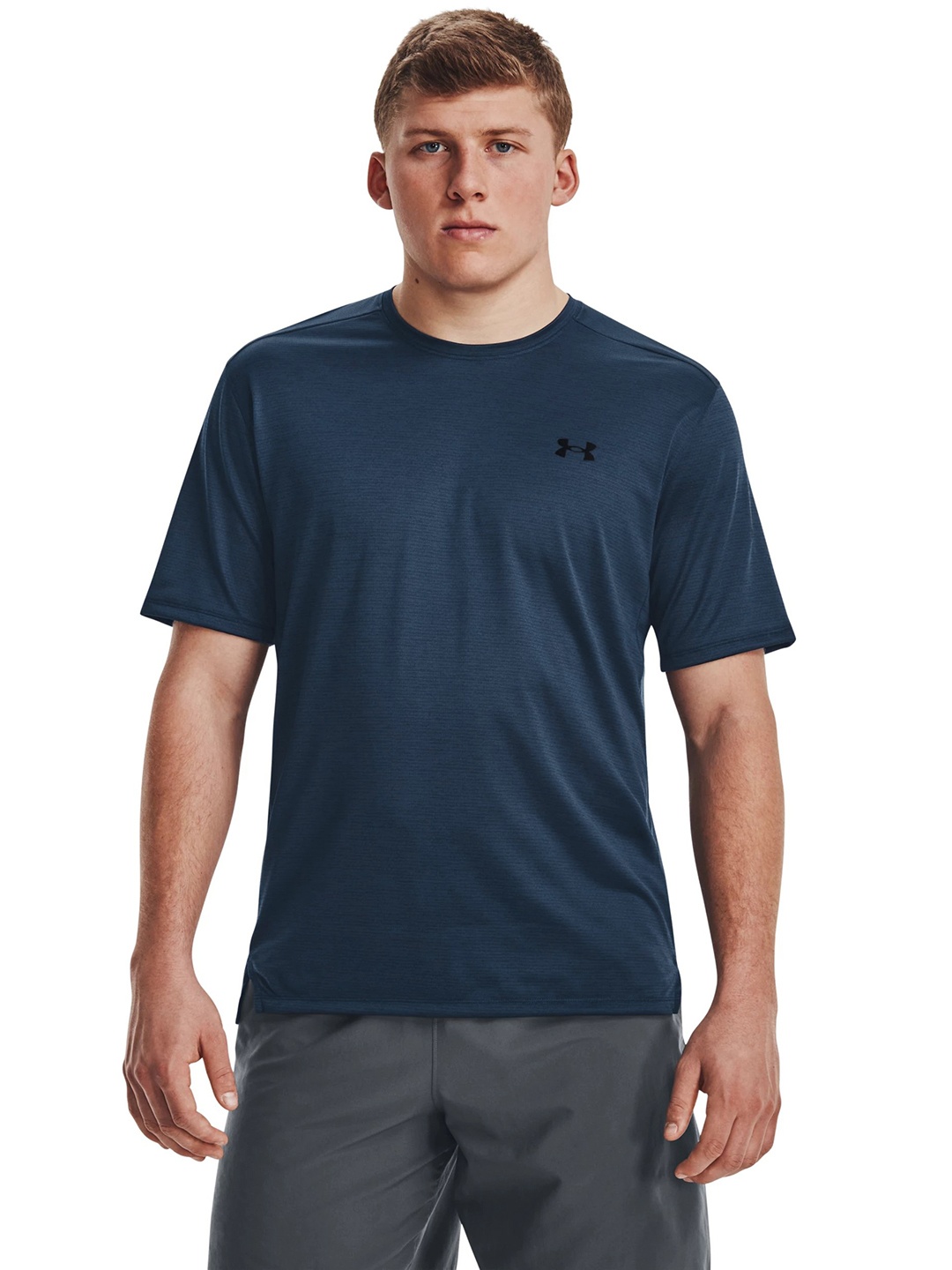 

UNDER ARMOUR Tech Vent Short Sleeves Sports T-shirt, Navy blue