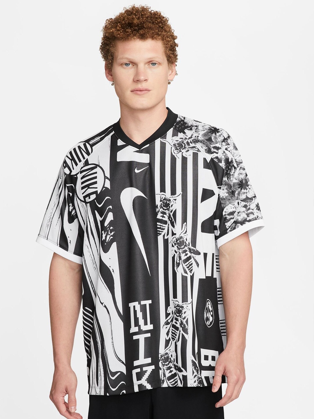 

Nike Men Culture of Football Dri-FIT Football Shirt, Black