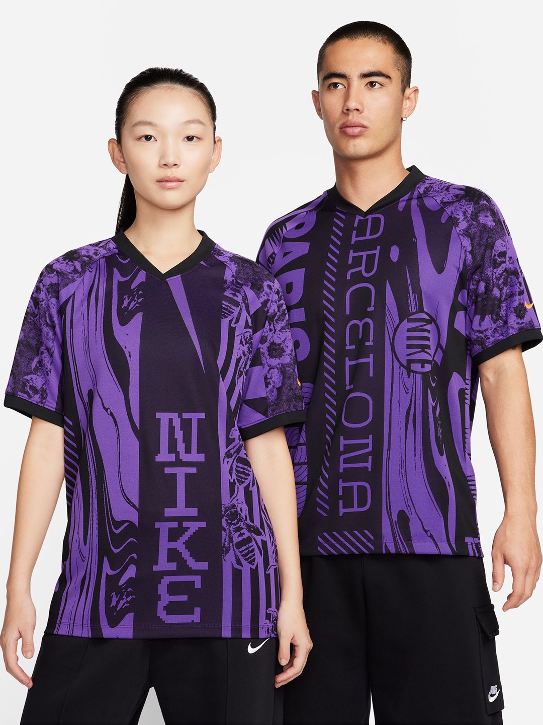 

Nike Culture of Football Men Printed Relaxed-Fit Football T-Shirt, Black
