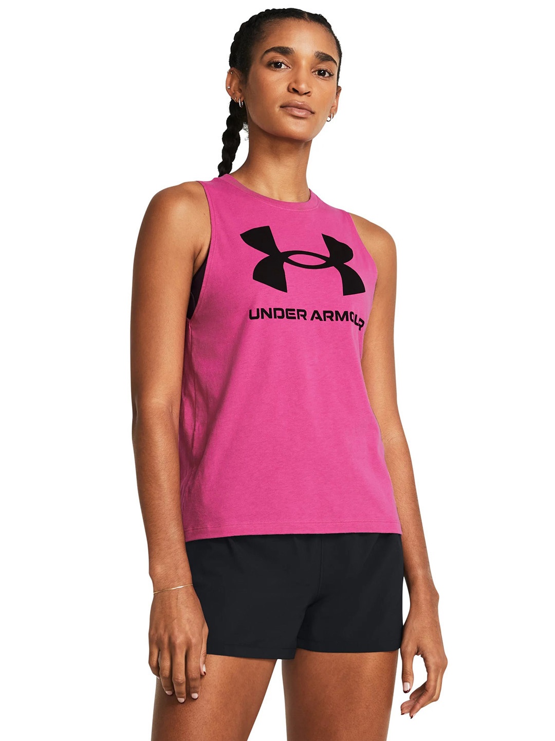 

UNDER ARMOUR Rival Sport Style T-shirt, Pink