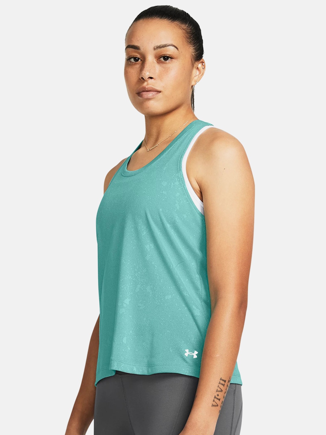 

UNDER ARMOUR UA Launch Splatter Singlet T-shirt, Green