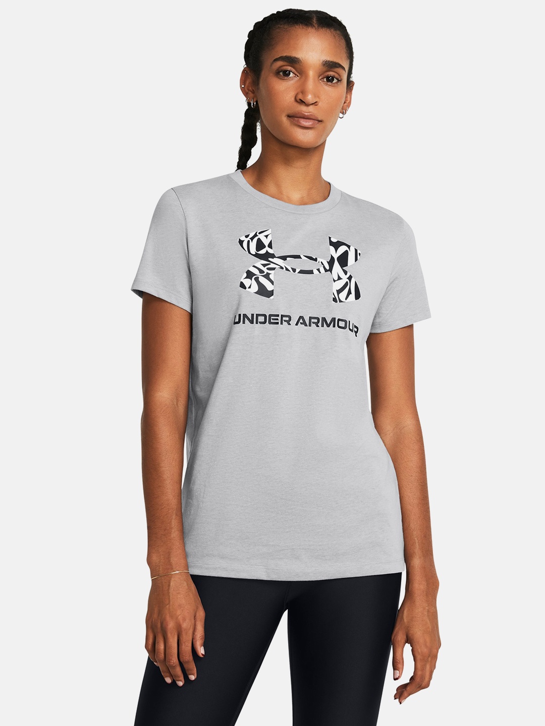 

UNDER ARMOUR Rival Logo Short Sleeve Training T-shirt, Grey