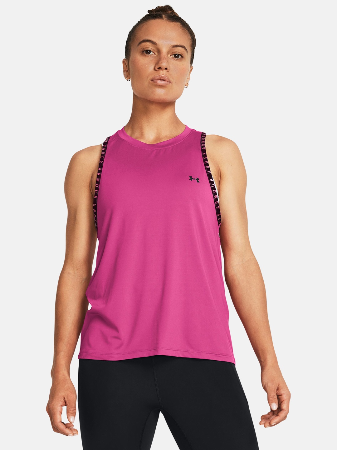 

UNDER ARMOUR Knockout Novelty Tank T-shirt, Pink