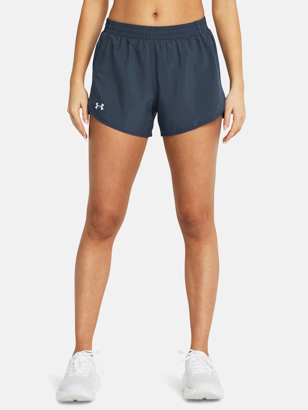 

UNDER ARMOUR Women Fly-By 3" Running Sports Shorts, Grey