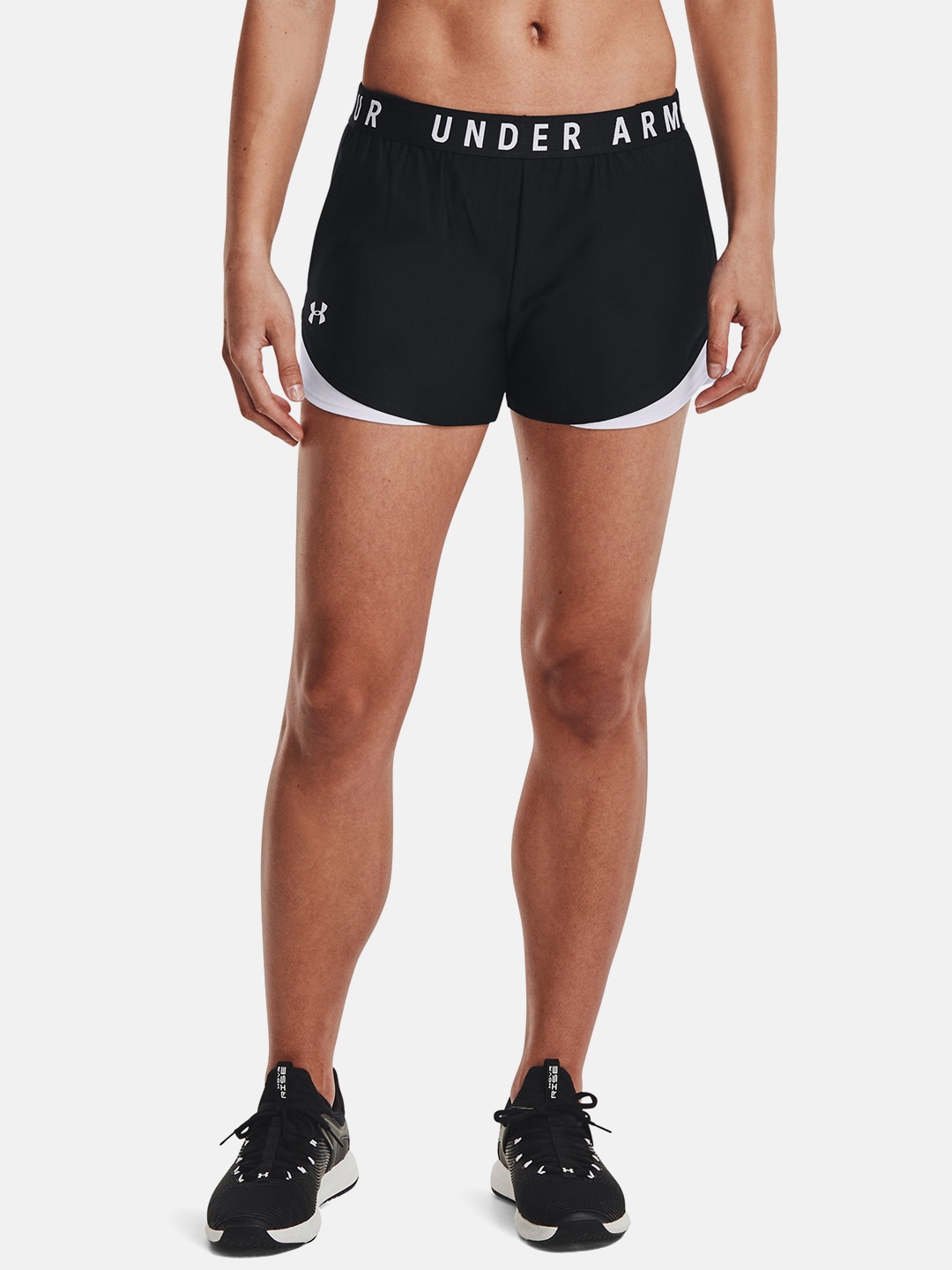 

UNDER ARMOUR Women Play Up 3.0 Training Shorts, Black