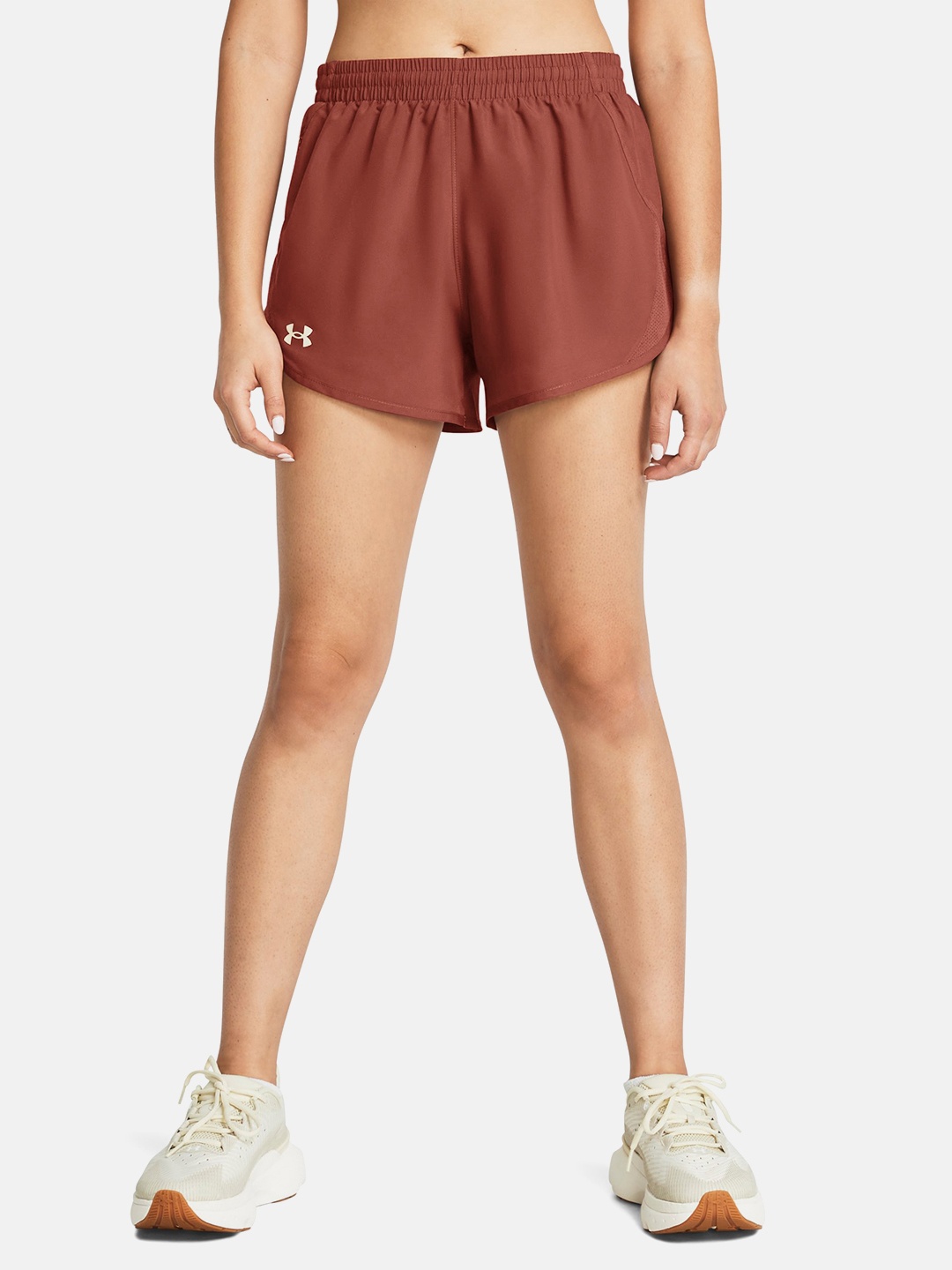 

UNDER ARMOUR Women Fly By 3'' Running Shorts, Rust