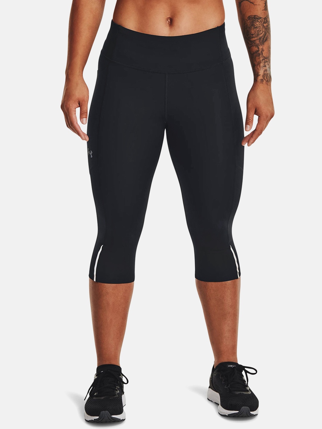 

UNDER ARMOUR Women Fly Fast Three-Fourth Tights, Black