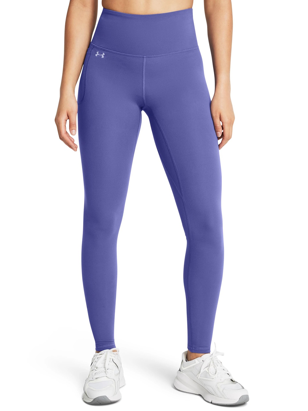 

UNDER ARMOUR Women Brand Logo Detail Motion Ankle Length Tights, Purple