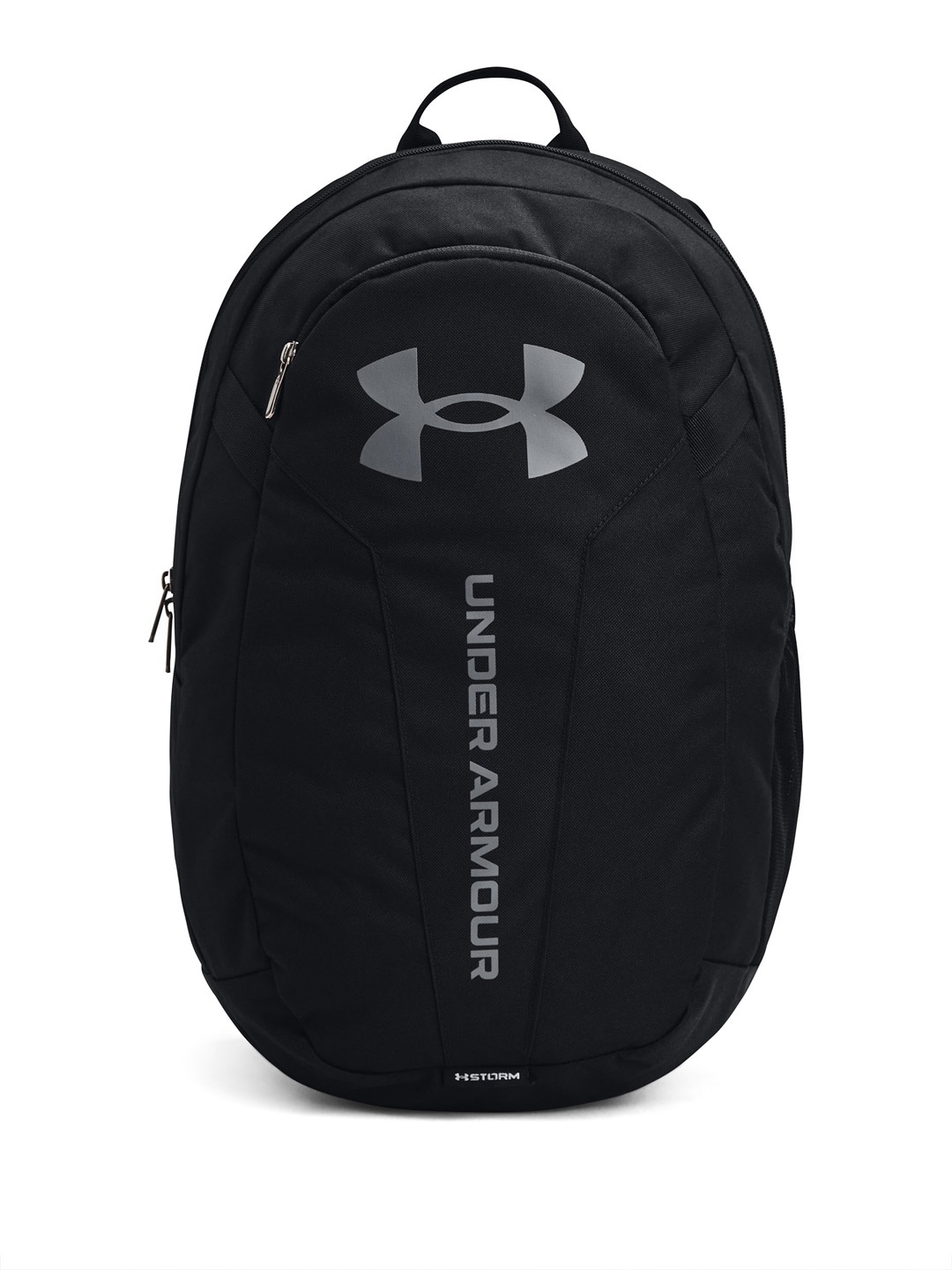 

UNDER ARMOUR Unisex Brand Logo Printed Hustle Lite Water-Repellent Backpack, Black