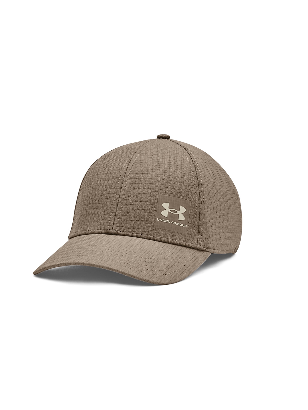 

UNDER ARMOUR Men Logo Printed Iso-Chill ArmourVent Stretch Baseball Cap, Brown