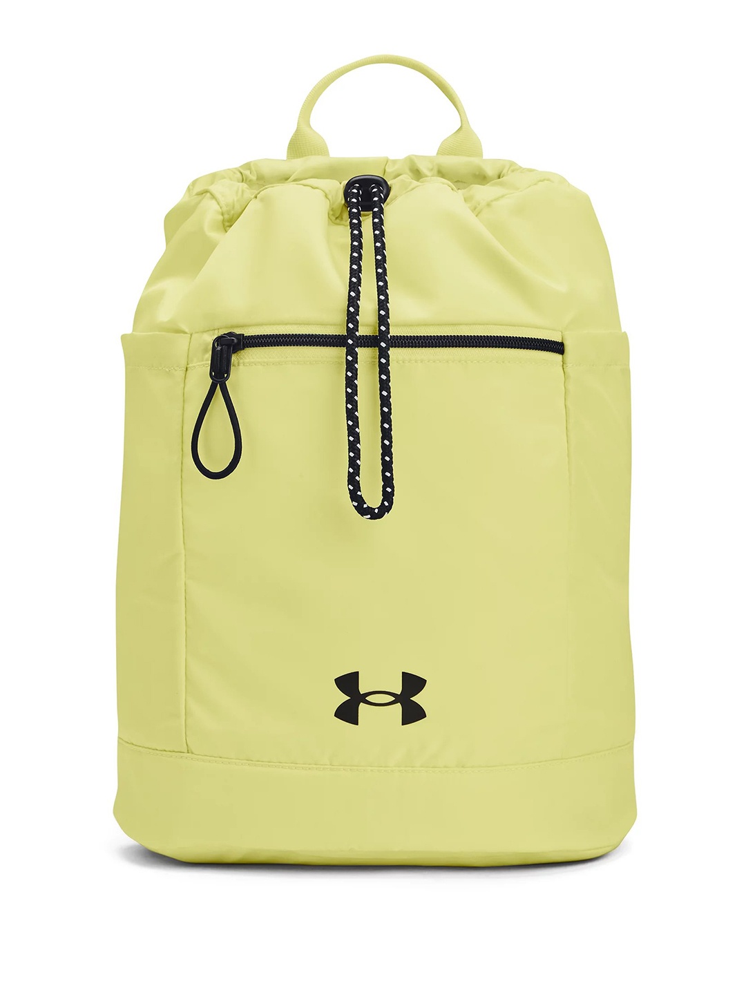 

UNDER ARMOUR Women Brand Logo Printed Medium-Sized Bucket Backpack 20L, Lime green