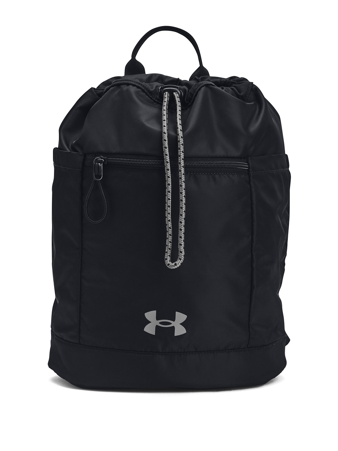 

UNDER ARMOUR Women Brand Logo Printed Medium-Sized Bucket Backpack 20L, Black