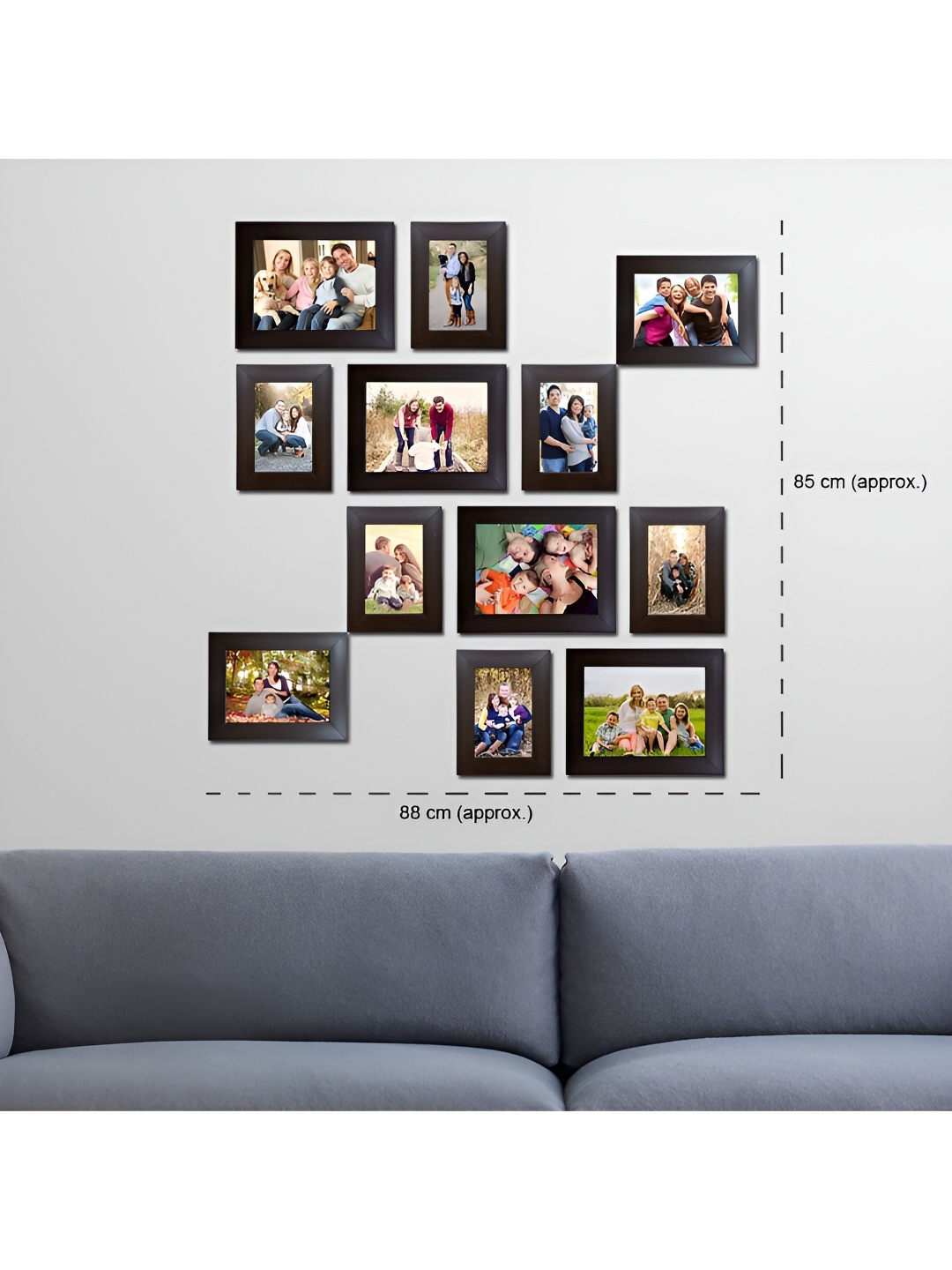 

ArtzFolio Black 12 Pieces Wooden Wall Photo Frames