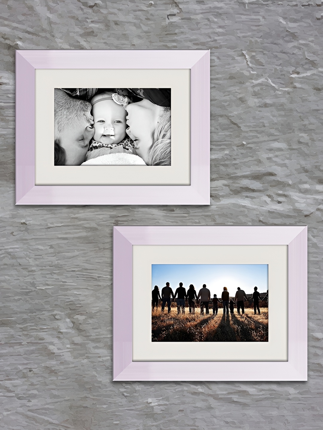 

ArtzFolio White 2Pcs Wooden Wall Photo Frames