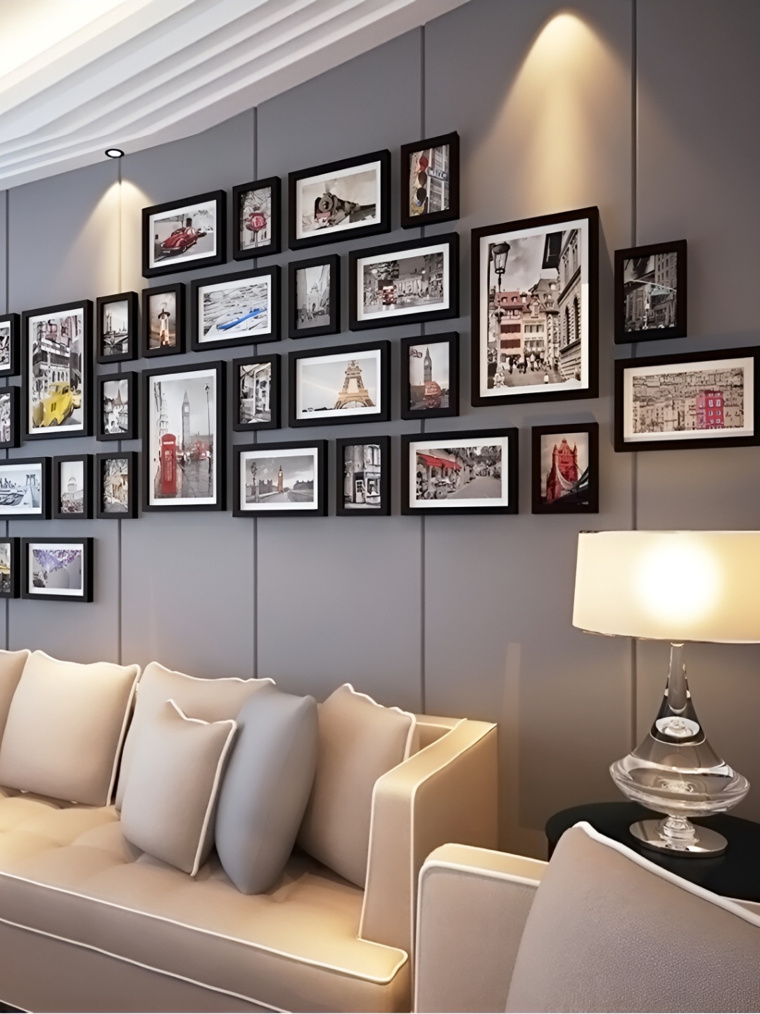 

ArtzFolio Black 41 Pieces Wooden Wall Photo Frames