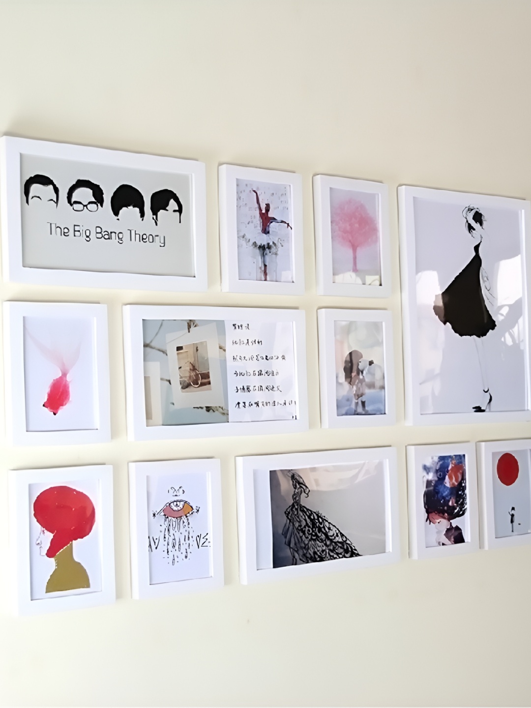 

ArtzFolio White 12 Pieces Wooden Wall Photo Frames