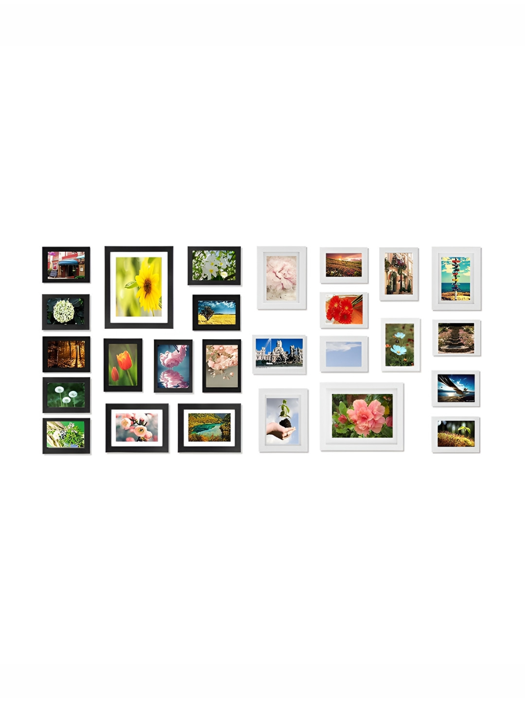 

ArtzFolio Black & White 26 Pieces Wooden Wall Photo Frames