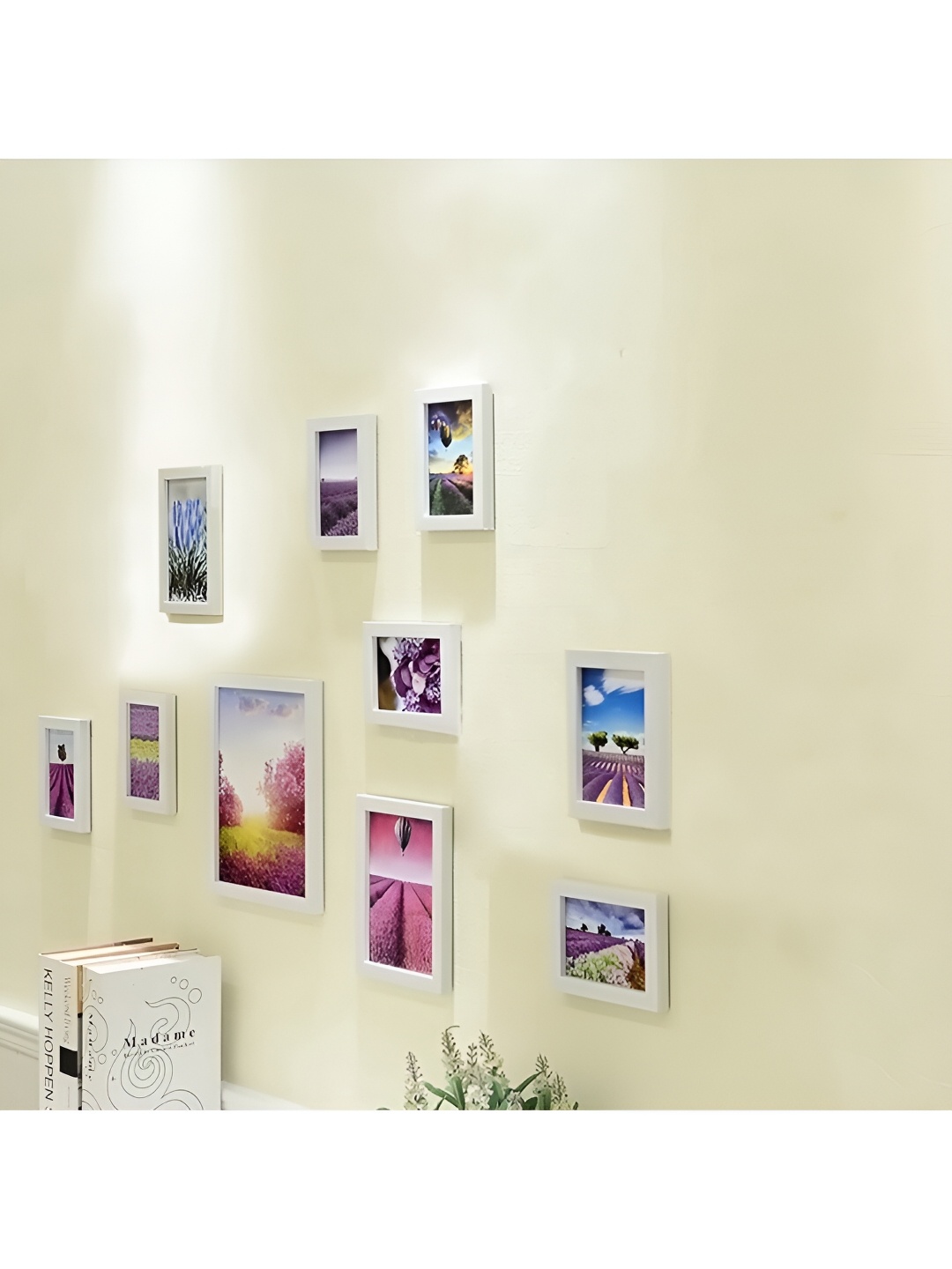 

ArtzFolio White 10 Pieces Wooden Wall Photo Frames