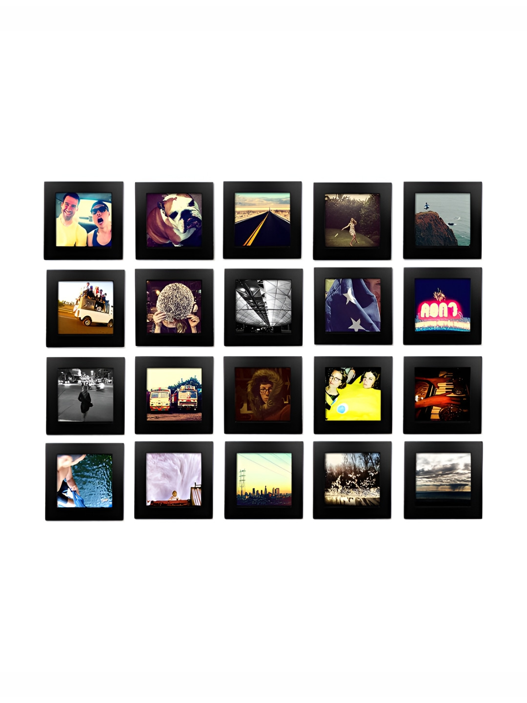 

ArtzFolio Black 20 Pieces Wooden Wall Photo Frames